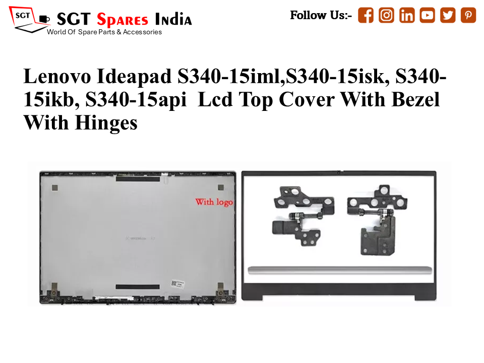 LAPTOP LCD TOP COVER WITH BAZEL FOR LENOVO IDEAPAD S340-15IML,S340-15ISK, S340-15IKB, S340-15API