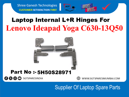 Laptop Internal L+R Hinges For Lenovo Ideapad Yoga C630-13Q50 Part No :-5H50S28971