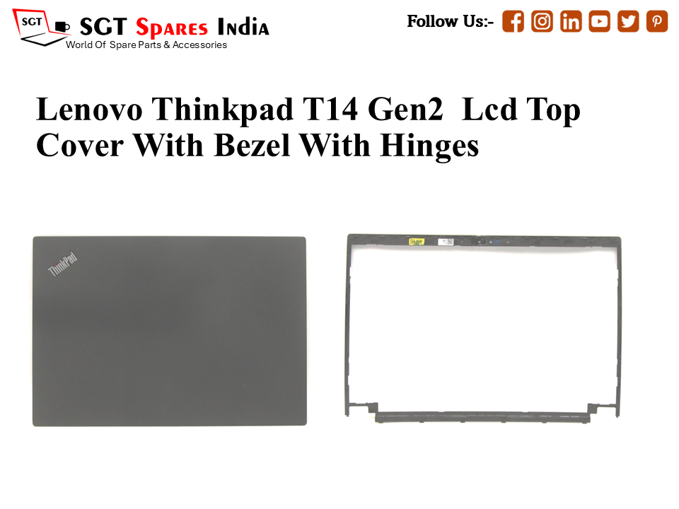 LAPTOP LCD TOP COVER WITH BAZEL FOR LENOVO THINKPAD T14 GEN2,