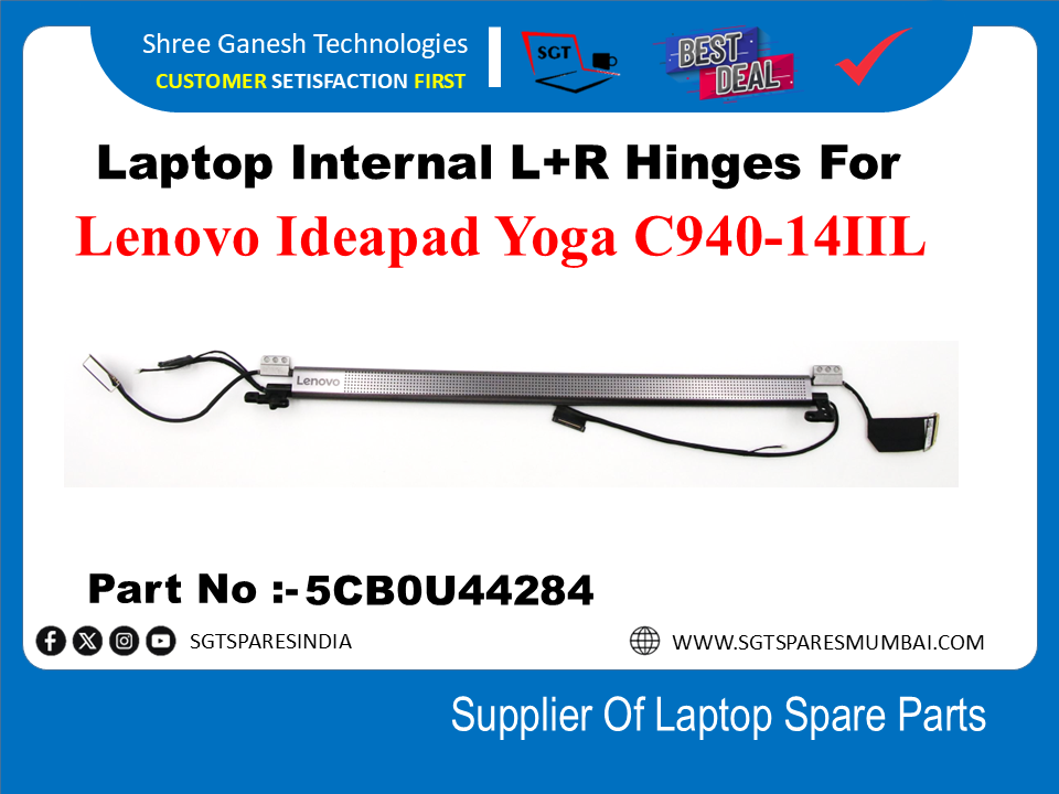 Laptop Internal L+R Hinges For Lenovo Ideapad Yoga C940-14iiL Part No :-5CB0U44284