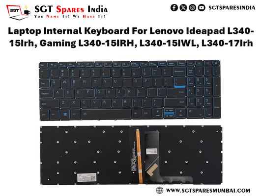 Laptop Internal Keyboard For Lenovo Ideapad L340- 15Irh, Gaming L340-15IRH, L340-15IWL, L340-17Irh