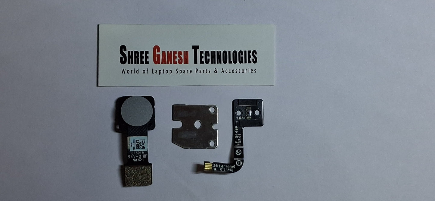 LAPTOP ON OFF SWITCH FOR Dell Latitude 7400 2-in-1 Power Button w/Fingerprint Reader HUZ26 25XPT LF-G443P