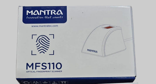 L1 Mantra MFS110 Mantra Biometric Fingerprint USB Scanner with C Type OTG CABLE