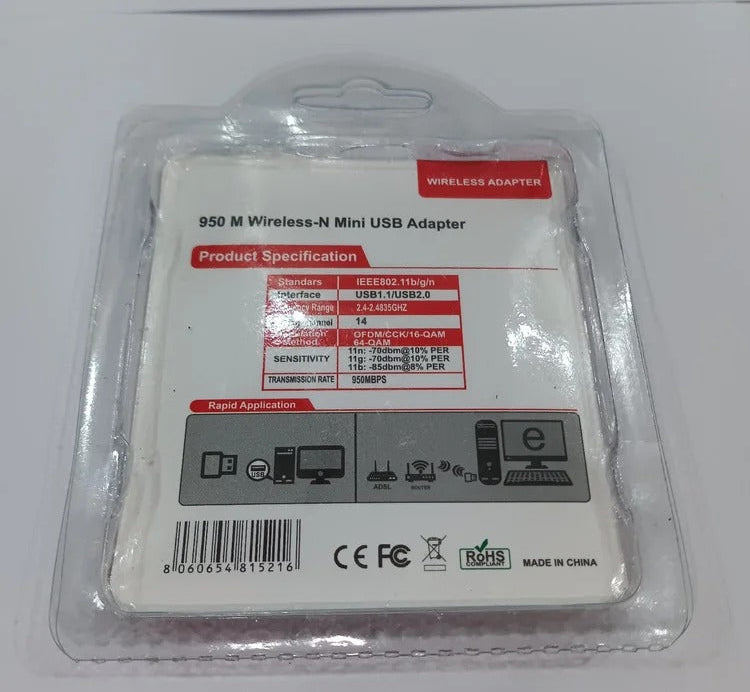 LAPTOP 4G WIFI DONGL Wifi Dongle RED (2.4 GHz) 802.11n 950m wireless-n mini usb adapter LAPTOP 4G WIFI DONGLE