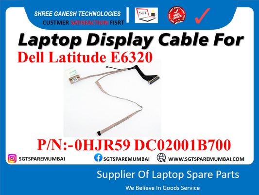 Laptop Display Cable For Dell Latitude E6320 P/N: -OH.JR59 DC02001B 700