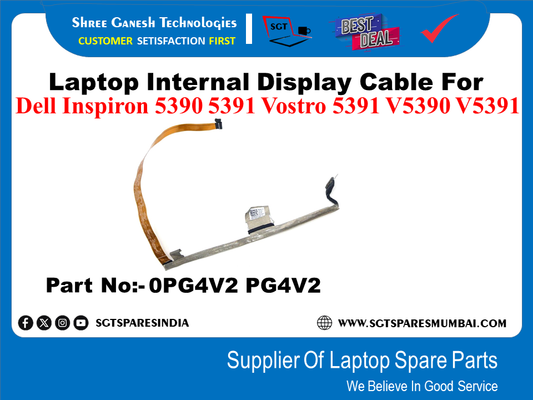 Laptop Internal Display Cable For Dell Inspiron 5390 5391 Vostro 5391 V5390 V5391 Part No:- OPG4V2 PG4V2