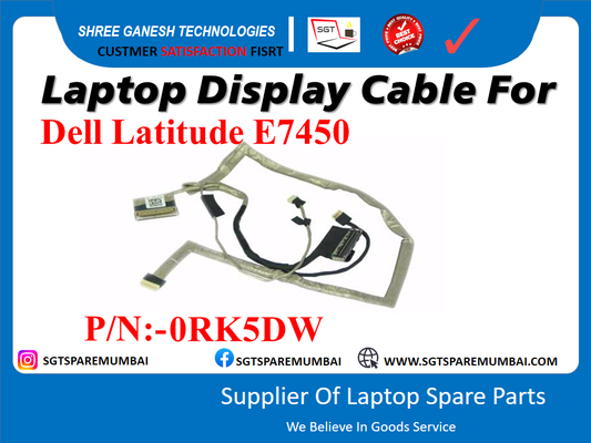 Laptop Display Cable For Dell Latitude E7450 P/N:-ORK5DW