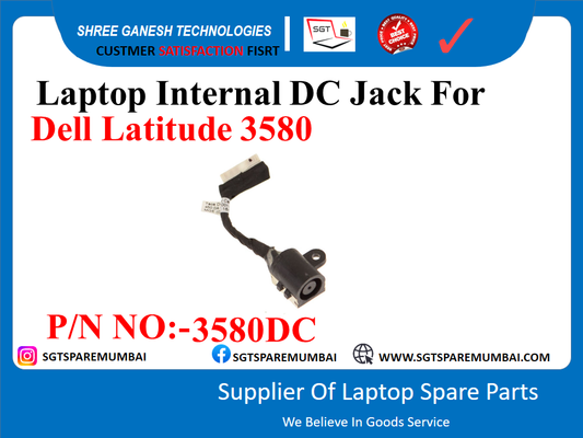 Laptop Internal DC Jack For Dell Latitude 3580 P/N NO:-3580DC An..