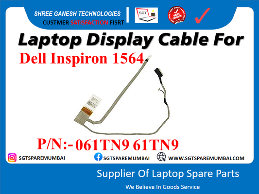 Laptop Display Cable For Dell Inspiron 1564, P/N: - 061TN9 61TN9