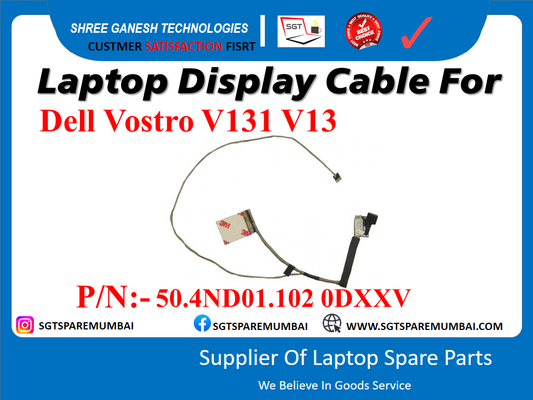 Laptop Display Cable For Dell Vostro V131 V13 P/N: - 50.4ND01.102 0DXXV