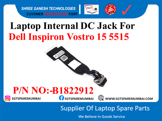 Laptop Internal DC Jack For Dell Inspiron Vostro 15 5515 P/N NO:-B1822912