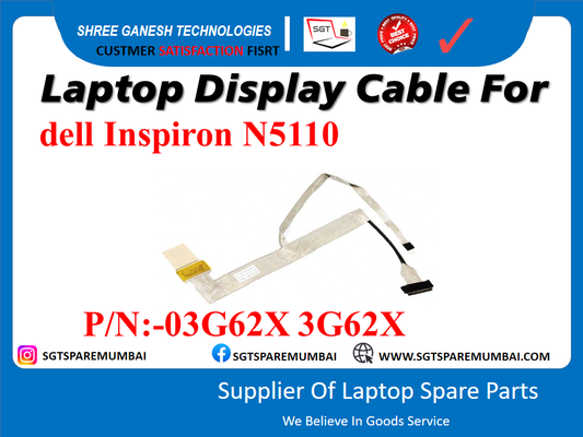 Laptop Display Cable For dell Inspiron N5110 P/N:-03G62X 3G62X