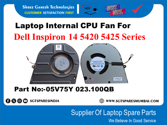 Laptop Internal CPU Fan For Dell Inspiron 14 5420 5425 Series Part No:-05V75Y 023.100QB