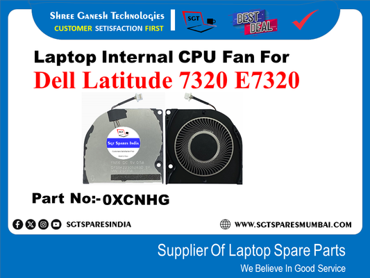 Laptop Internal CPU Fan For Dell Latitude 7320 E7320 Part No:- 0XCNHG