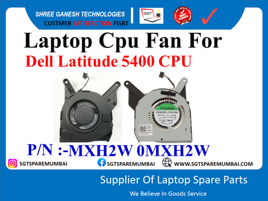 Laptop Cpu Fan For Dell Latitude 5400 CPU P/N :-MXH2W OMXH2W