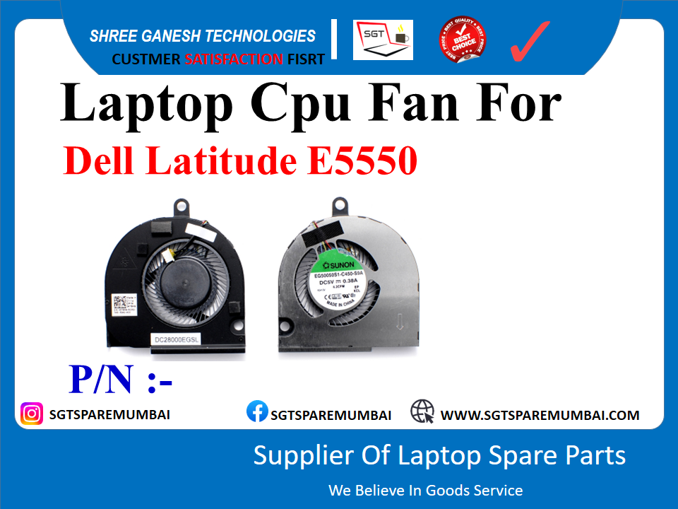 Laptop Cpu Fan For Dell Latitude E5550