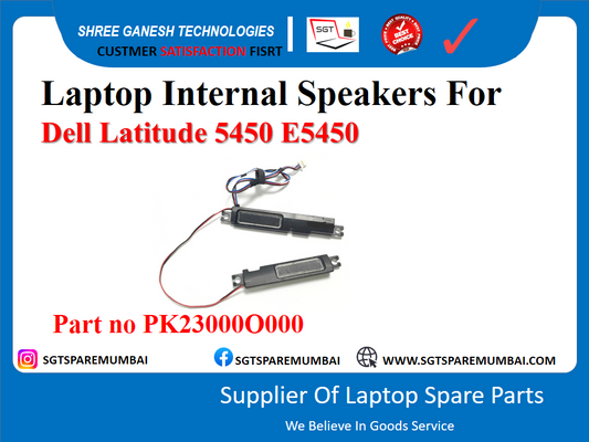 Laptop Internal Speakers For Dell Latitude 5450 E5450 Part no PK230000000