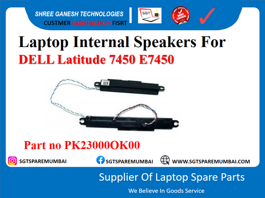 Laptop Internal Speakers For DELL Latitude 7450 E7450 Part no PK230000K00