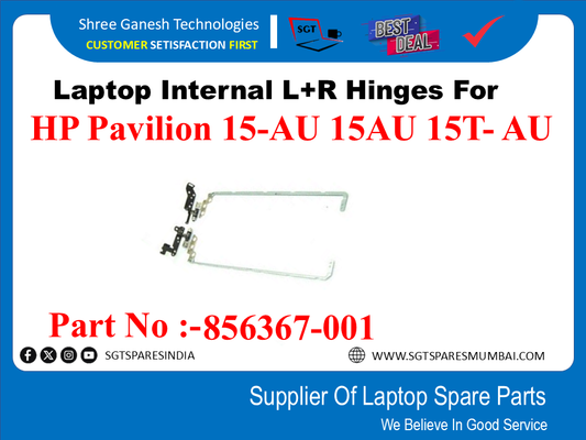 Laptop Internal L+R Hinges For HP Pavilion 15-AU I5AU I5T- AU Part No :-856367-001