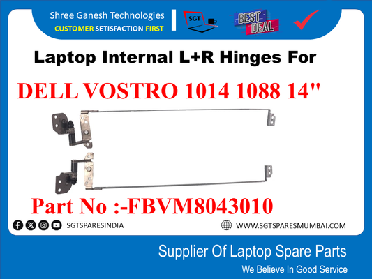 DELL VOSTRO 1014 1088 14" के लिए लैपटॉप आंतरिक L+R टिका, भाग संख्या:-FBVMS8043010