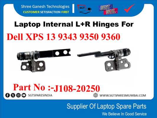 Laptop Internal L+R Hinges For | Dell XPS 13 9343 9350 9360