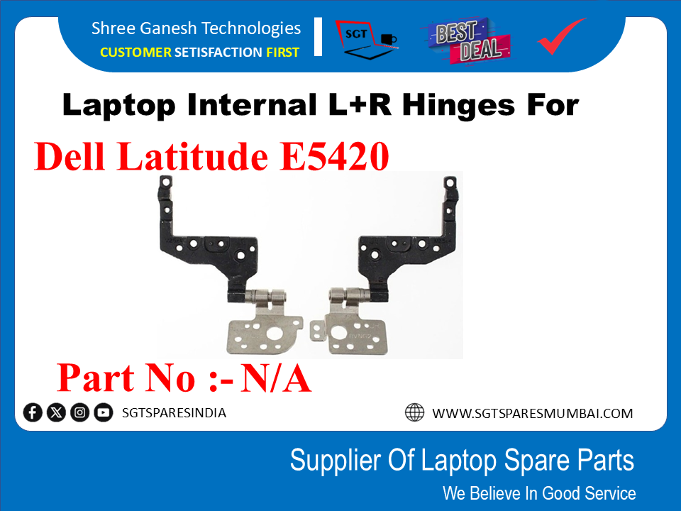 Laptop Internal L+R Hinges For Dell Latitude E5420 (old model)