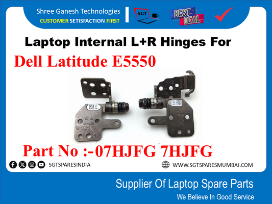 Laptop Internal L+R Hinges For Dell Latitude E5550 Part No :-07HJFG 7THJFG