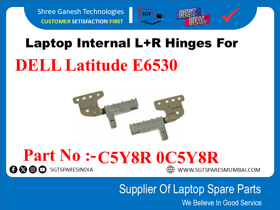 लैपटॉप आंतरिक L+R टिका DELL Latitude E6530 के लिए ~ भाग संख्या:-C5YSR 0C5YSR