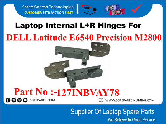 लैपटॉप आंतरिक L+R टिका DELL Latitude E6540 Precision M2800 पार्ट नंबर के लिए:-127INBVAY78