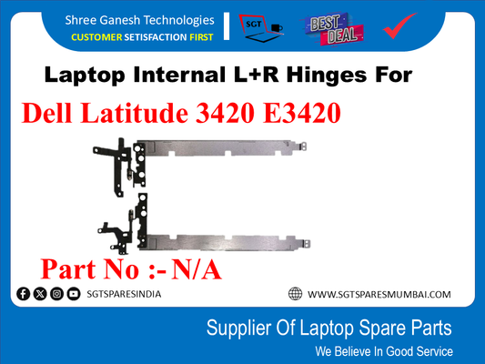 Laptop Internal L+R Hinges For Dell Latitude 3420 E3420