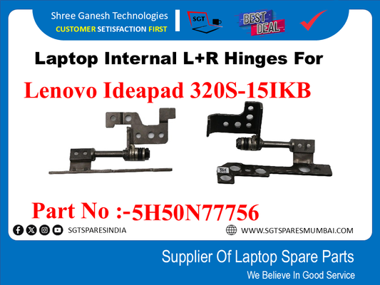 Laptop Internal L+R Hinges For Lenovo Ideapad 320S-15IKB Part No :-5H50N77756