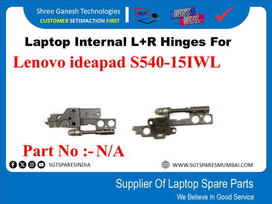 Laptop Internal L+R Hinges For Lenovo ideapad S540-15IWL Part No :-N/A