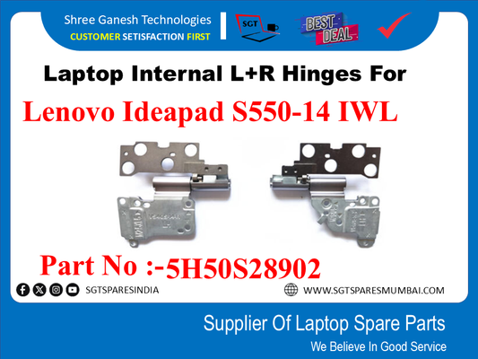 Laptop Internal L+R Hinges For Lenovo Ideapad S550-14 IWL Part No :-N/A