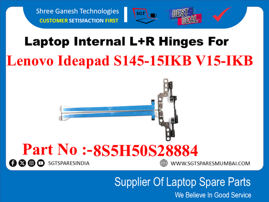 Laptop Internal L+R Hinges For Lenovo Ideapad S145-15IKB V15-IKB Part No :-8S5H50S28884