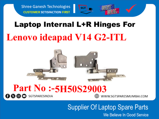 Laptop Internal L+R Hinges For Lenovo ideapad V14 G2-ITL Part No :-5H50S29003