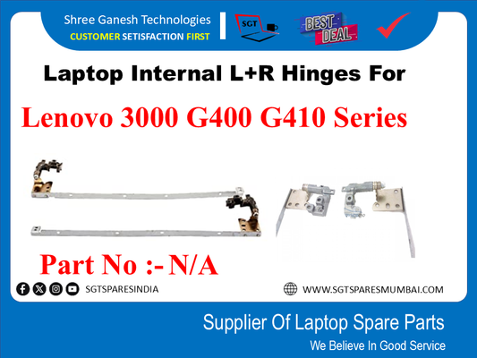 Laptop Internal L+R Hinges For Lenovo 3000 G400 G410 Series Part No :-N/A