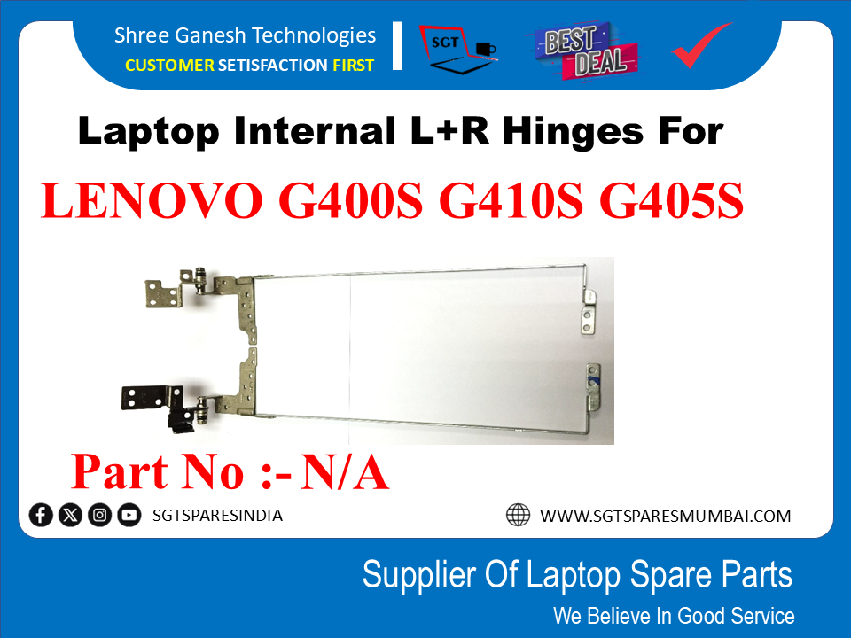 Laptop Internal L+R Hinges For Lenovo G400S G410S G405S Part No :-N/A