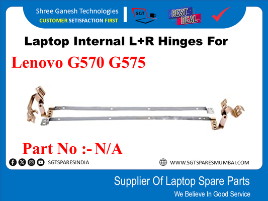 Laptop Internal L+R Hinges For Lenovo G570 G575 Part No :-N/A