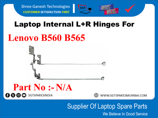 Laptop Internal L+R Hinges For Lenovo B560 B565 Part No :-N/A