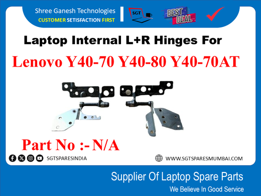 Laptop Internal L+R Hinges For Lenovo Y40-70 Y40-80 Y40-70AT Part No :-N/A