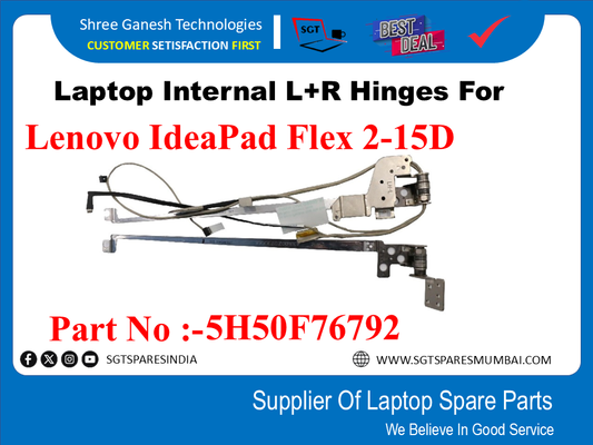 Laptop Internal L+R Hinges For Lenovo IdeaPad Flex 2-15D Part No :-5HS50F 76792