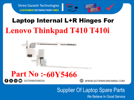 Laptop Internal L+R Hinges For Lenovo Thinkpad T410 T410i Part No :-60Y5466