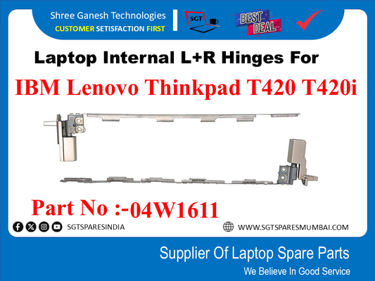 Laptop Internal L+R Hinges ForIBM  Lenovo Thinkpad T420 T420i Part No :-04W1611