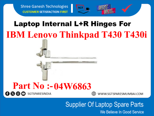 Laptop Internal L+R Hinges ForIBM  Lenovo Thinkpad T430 T4301 Part No :-04W6863