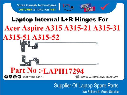 Laptop Internal L+R Hinges For Acer Aspire A315 A315-21 A315-31 A315-51 A315-52