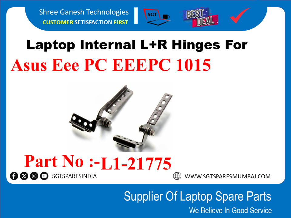 Laptop Internal L+R Hinges For Asus 1015