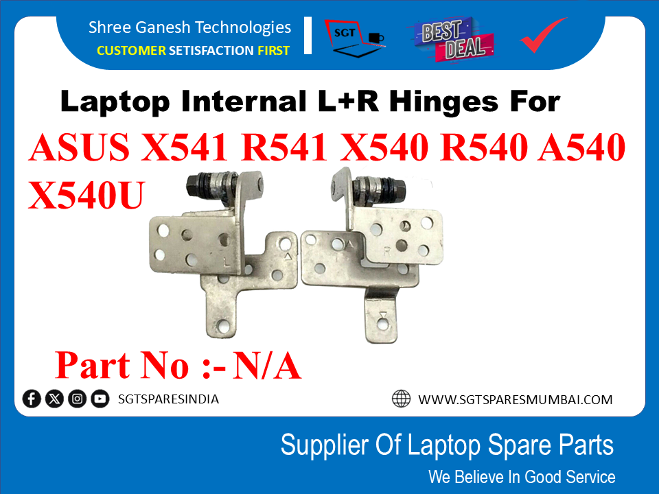 Laptop Internal L+R Hinges For ASUS X541 R541 X540 R540 A540 X540U