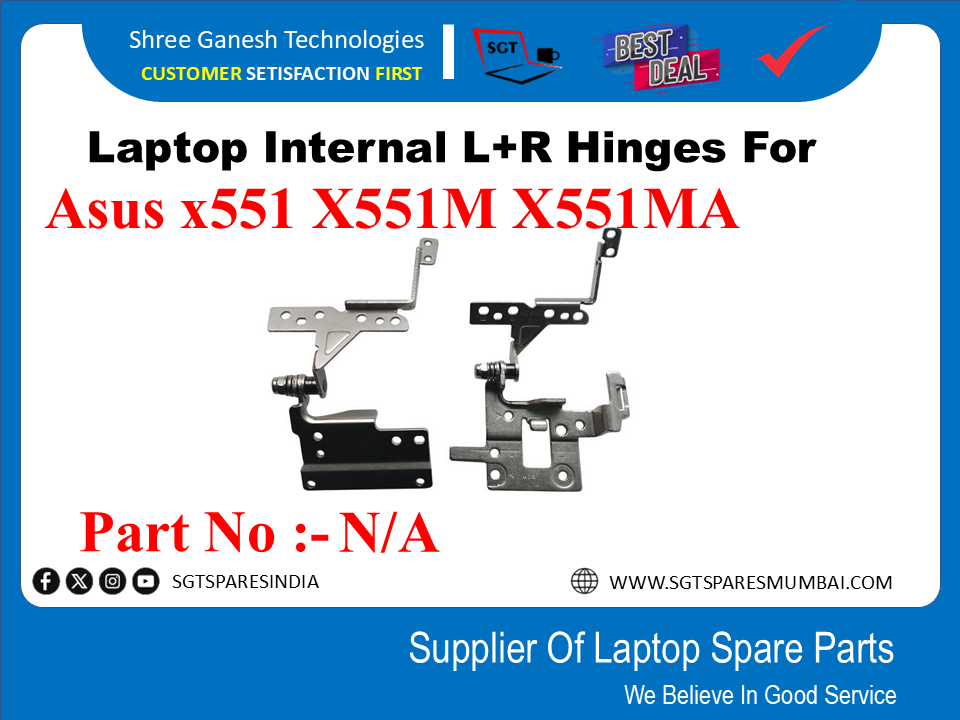 Laptop Internal L+R Hinges For Asus x551 X551M X551MA