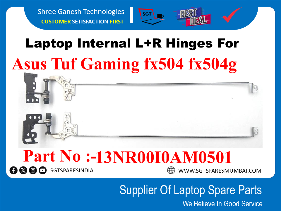 Laptop Internal L+R Hinges For Asus Tuf Gaming fx504 fx504g