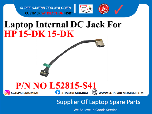 Laptop Internal DC Jack For HP 15-DK 15-DK P/N NO L52815-S41